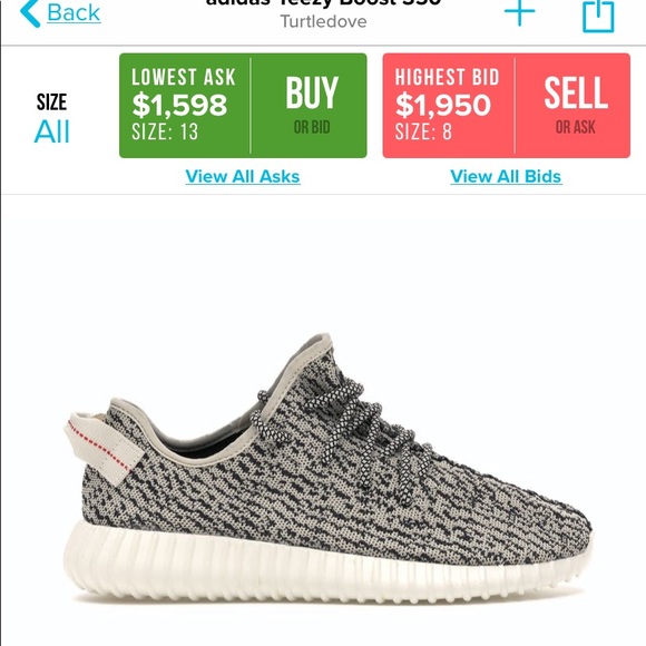 yeezy 350 turtledoves size 11 - Picture 4 of 4